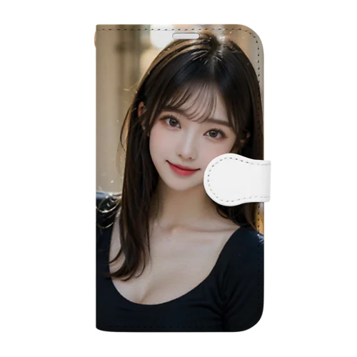 AI美女13 Book-Style Smartphone Case