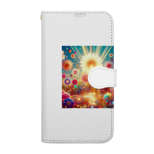 希望の輝く花（shining flower of hope ） Book-Style Smartphone Case