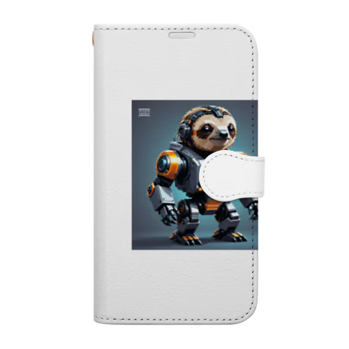 ロボットナマケモノ Book-Style Smartphone Case