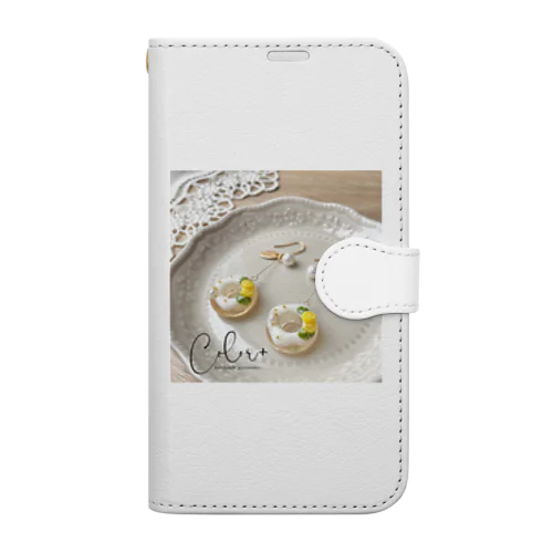 【美しきレモンドーナツ】 Color+handmade オリジナルグッズ Book-Style Smartphone Case