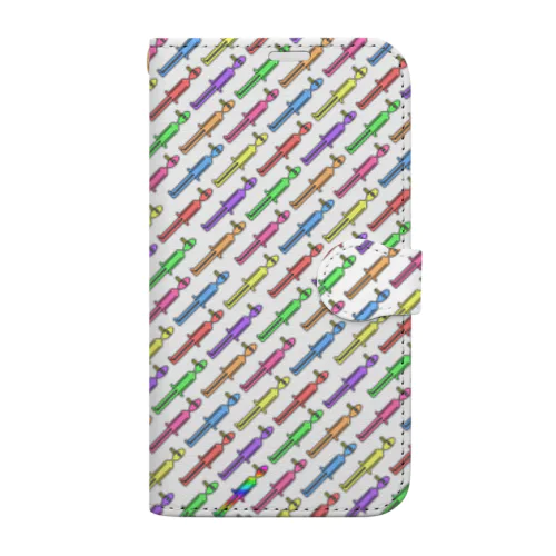 バランボン柄 Book-Style Smartphone Case