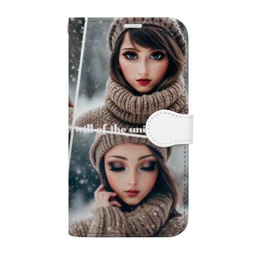 宇宙は愛で包まれている。 Book-Style Smartphone Case
