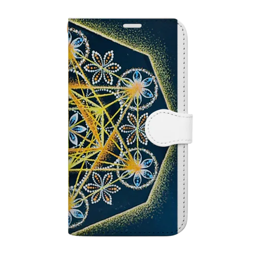 メタトロンフラワー Book-Style Smartphone Case