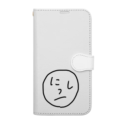 『 にっしーくん』 Book-Style Smartphone Case
