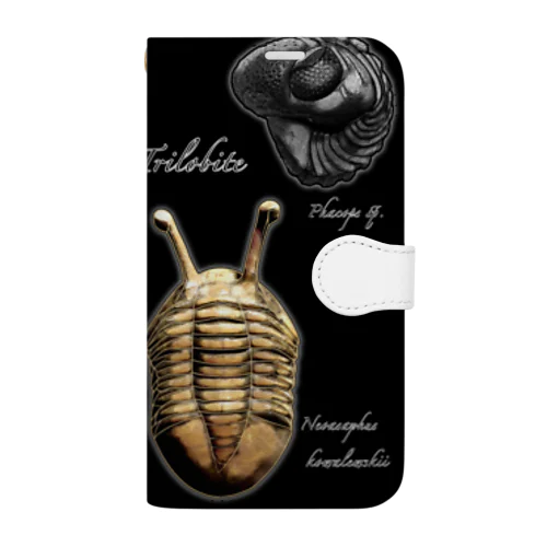 三葉虫(trilobite) Book-Style Smartphone Case
