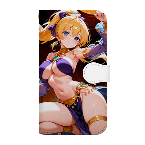 紫の踊り子タレイア 二次元タレイアシリーズNo.2 4-2-250204 Book-Style Smartphone Case