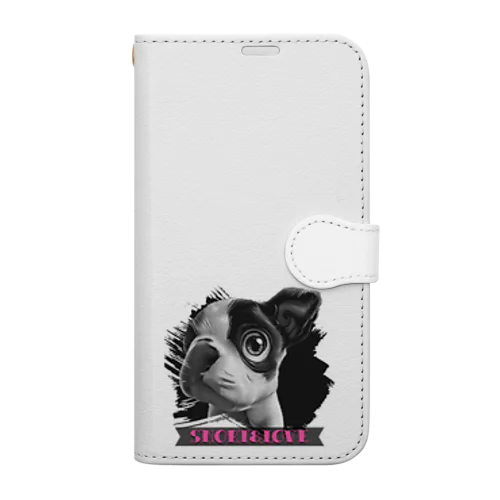 ボストンテリアグッズ Book-Style Smartphone Case
