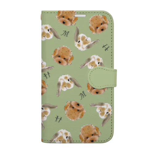 ひまちゃんもずちゃん Book-Style Smartphone Case