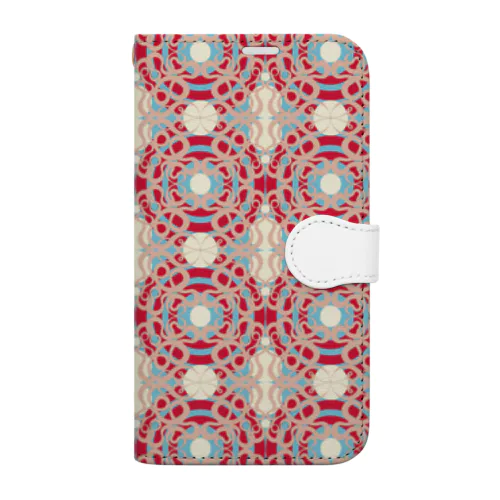 幾何学模様No.682 Book-Style Smartphone Case