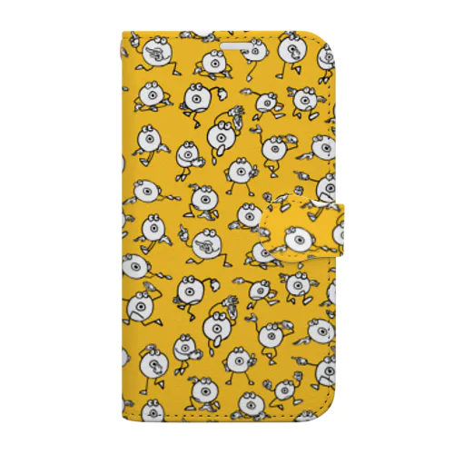 シンバルくん（大集合） Book-Style Smartphone Case
