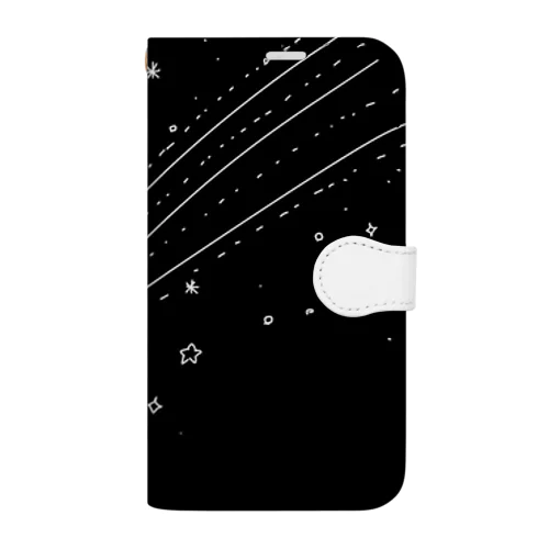 キラキラ彗星 Book-Style Smartphone Case