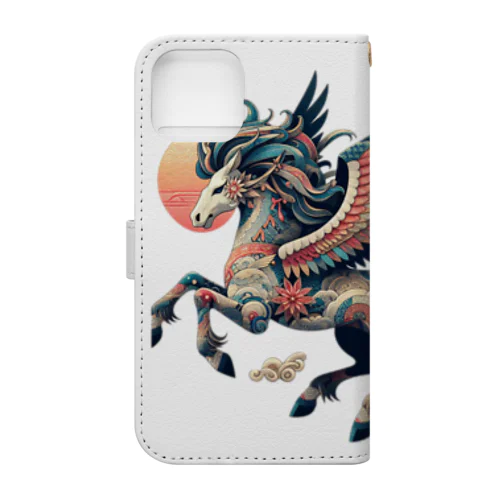 雅彩ペガサス - Gasa Pegasus Book-Style Smartphone Case