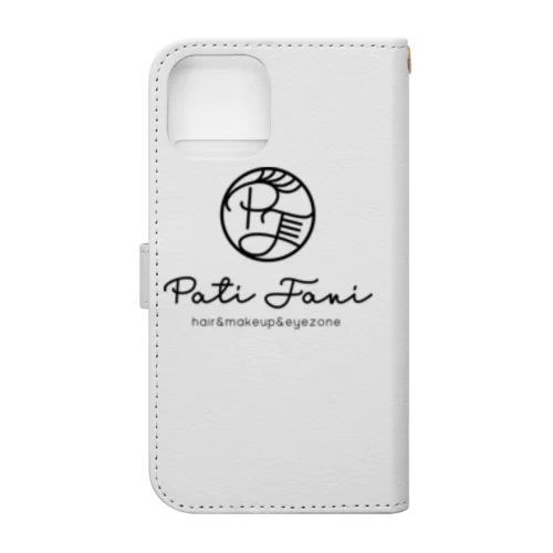 pati fani ロゴグッズ　縦バージョン Book-Style Smartphone Case