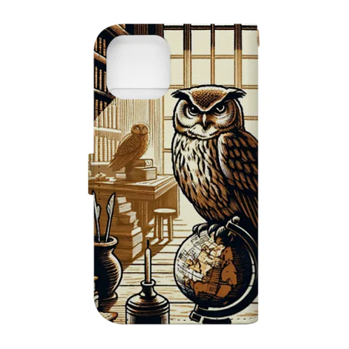 Owl and knowledge Book-Style Smartphone Case