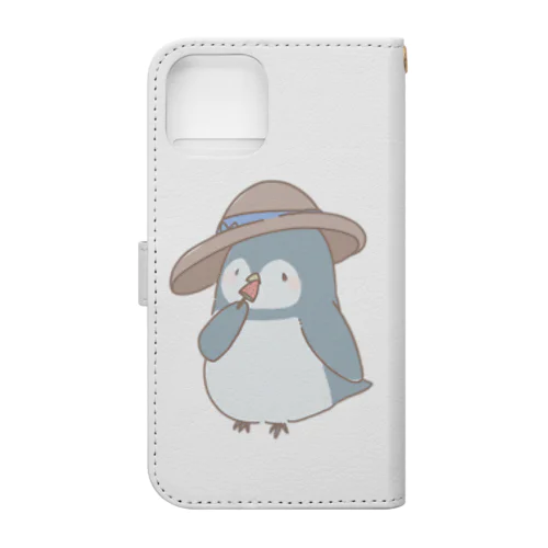 夏のペンギンさん（雑貨） 手帳型スマホケース