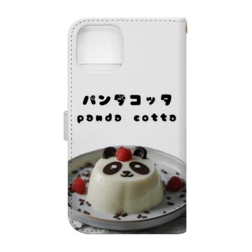 パンダコッタ🐼🐾 手帳型スマホケース