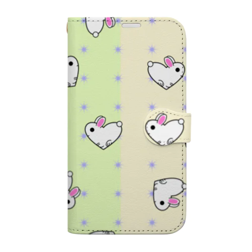 LOVE＆RABBIT(スマホ) Book-Style Smartphone Case