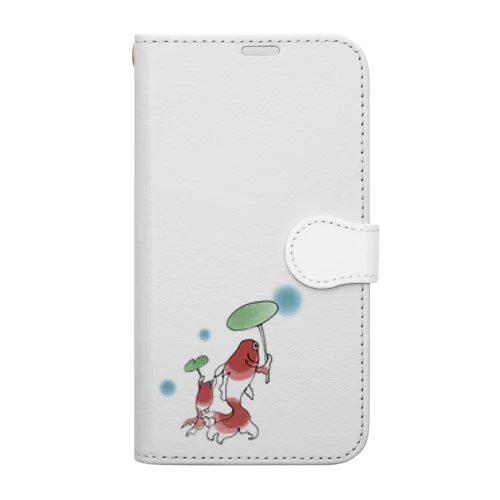 金魚づくし　金魚C Book-Style Smartphone Case