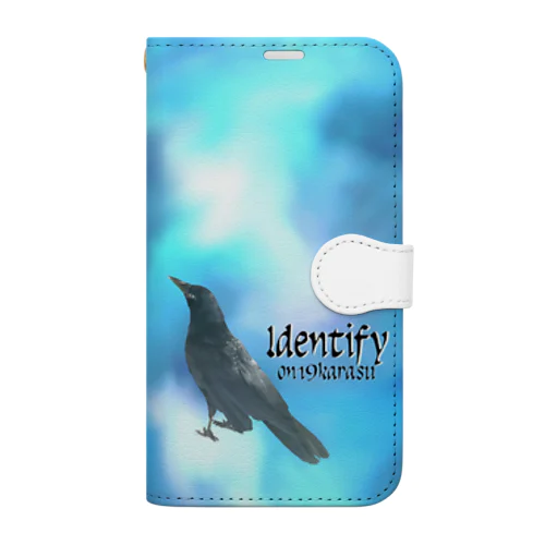 Identify Crow☆カラスのタビ Book-Style Smartphone Case