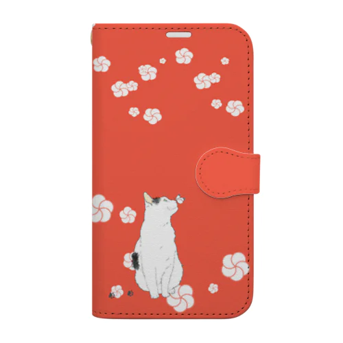 春と猫　１５ Book-Style Smartphone Case