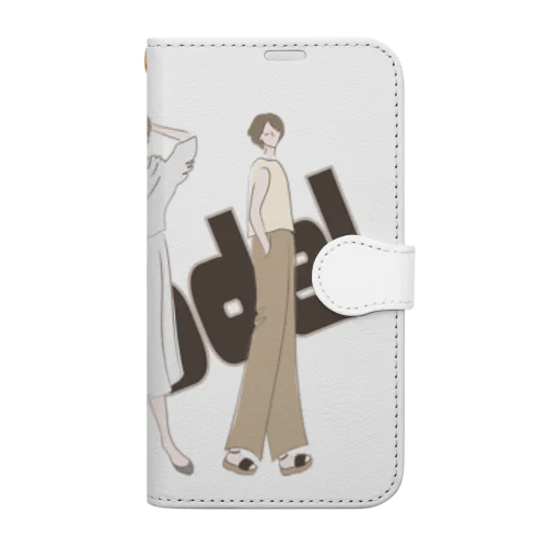 model Book-Style Smartphone Case