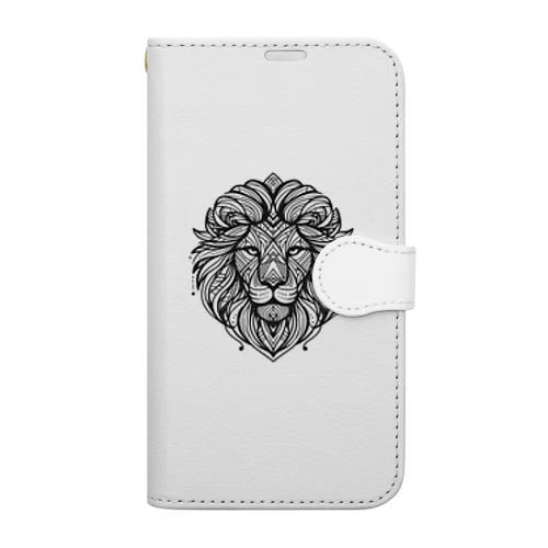 LION  手帳型スマホケース