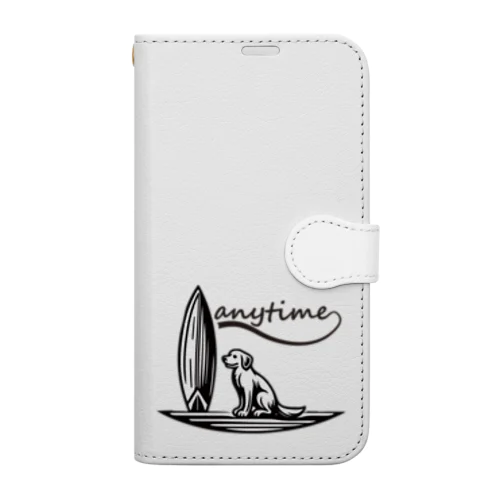 ボードとイヌ Book-Style Smartphone Case