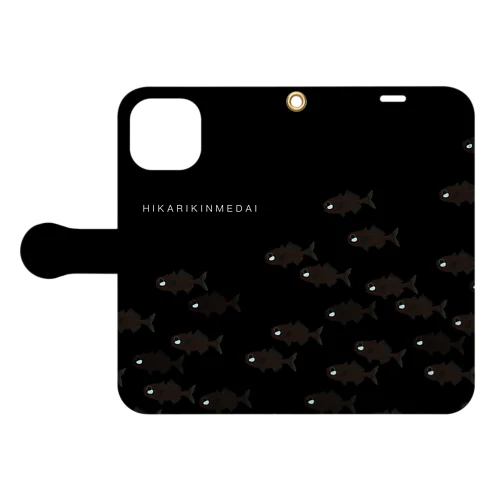 ヒカリキンメダイの群れ Book-Style Smartphone Case