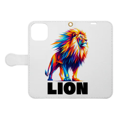 LION2 手帳型スマホケース