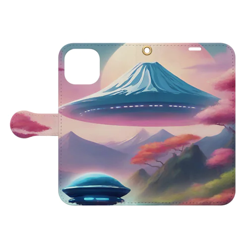 富士山はいただいた！ Book-Style Smartphone Case