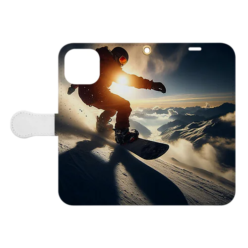 スノボ🏂❄ 手帳型スマホケース