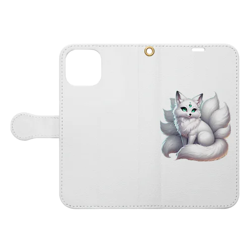 九尾の狐・nine-tailed fox Book-Style Smartphone Case