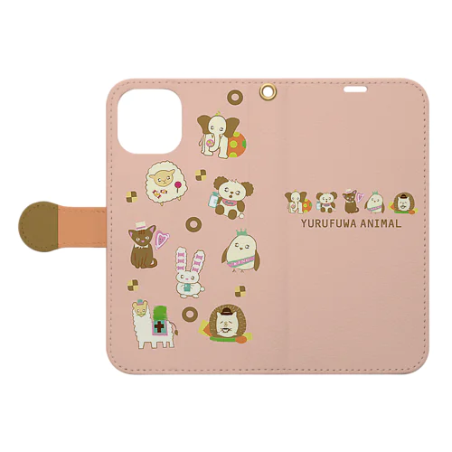 ゆるふわアニマル② Book-Style Smartphone Case