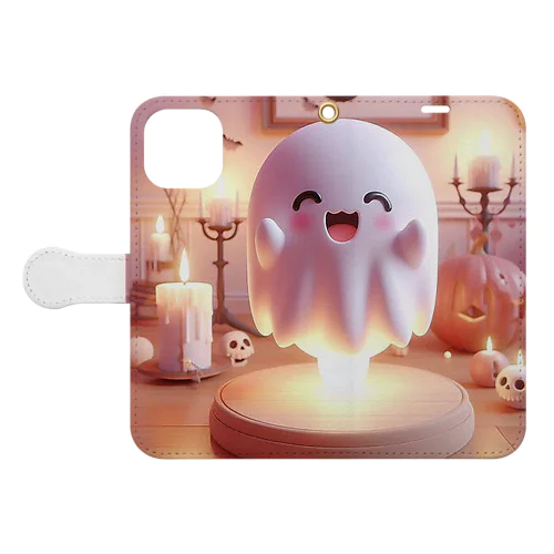 可愛いオバケ👻ちゃん💞 Book-Style Smartphone Case