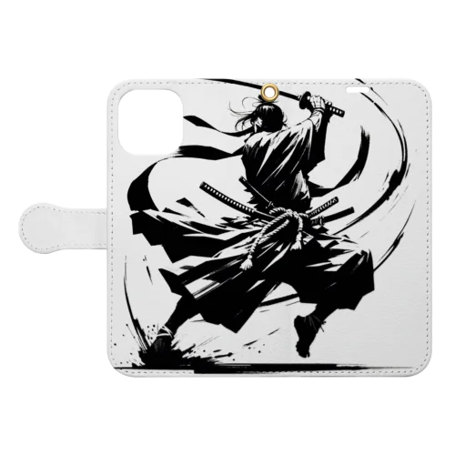 A lonely SAMURAI Book-Style Smartphone Case