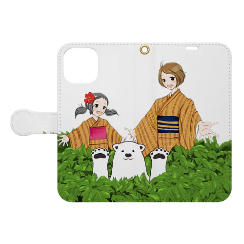 moe & asuha Book-Style Smartphone Case