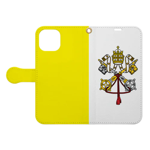 バチカンの国旗 Book-Style Smartphone Case