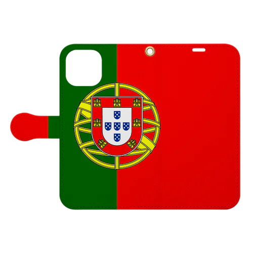 ポルトガルの国旗 手帳型スマホケース