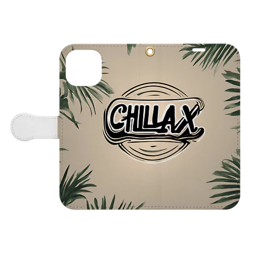 ゆっくりまったりリラックス　Chillax! Book-Style Smartphone Case