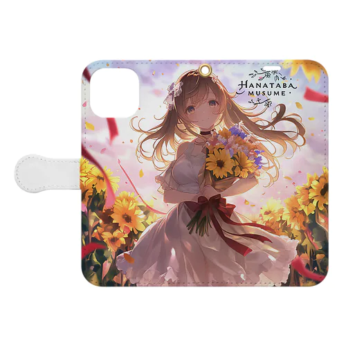 Dreaming in a Field of Sunflowers Book-Style Smartphone Case