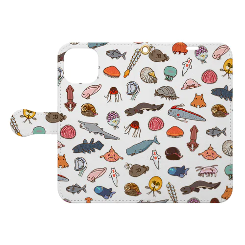 深海生物集合 Book-Style Smartphone Case