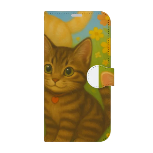 やさしい時間のなかで… Book-Style Smartphone Case