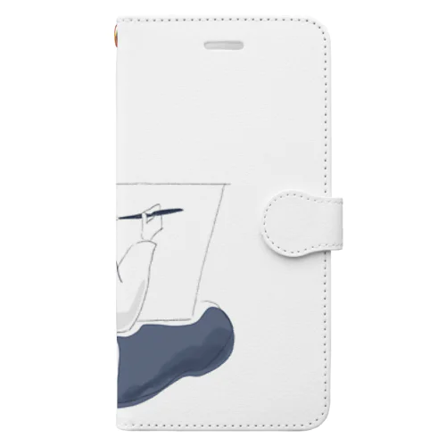 描くひと Book-Style Smartphone Case