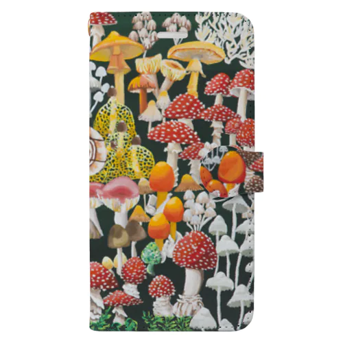 天才アートKYOTO 大場多知子＿１ Book-Style Smartphone Case