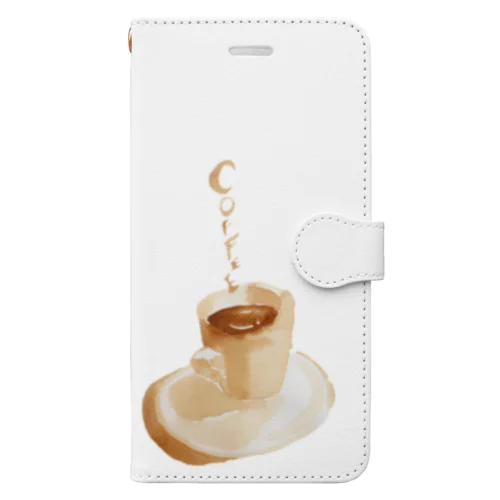 「Hot coffee」 Book-Style Smartphone Case