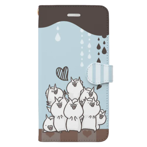 チョコとうまさん Book-Style Smartphone Case