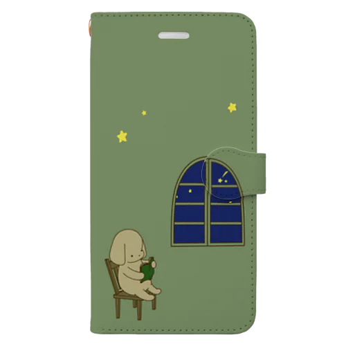 星空と窓 Book-Style Smartphone Case