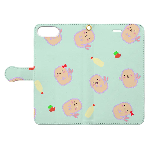 えびふりゃーくん Book-Style Smartphone Case