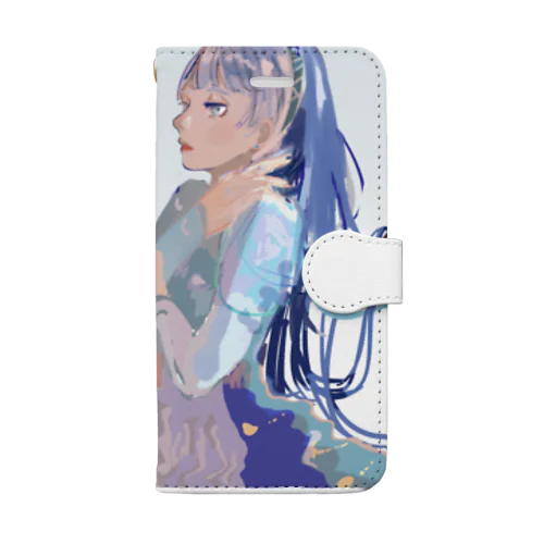 青の姫 Book-Style Smartphone Case