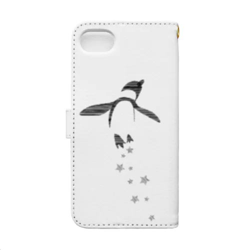 星飛びペンギン Book-Style Smartphone Case